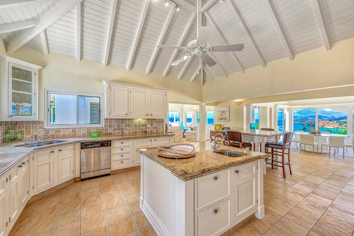 Pool Villa St Martin - Kitchen